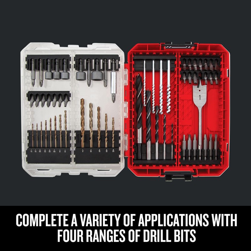 CRAFTSMAN Drill Bit Set 60 Pieces, Impact Driver and Screwdriver