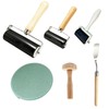 6 Pcs Brayer Roller Set for Crafts, Roller and Ink