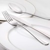 Hiware 24-piece Forks Silverware Set, Food-Grade Stainless Steel Dinner Forks