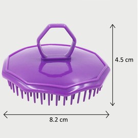 Pocket Palm Combs Soft Portable Pocket Brush Shampoo Comb Massager Hair Brush Comb for Home Office Travel and Pets Purple Palm Combs Soft Shampoo Comb Massager Hair Brush Portable Shampoo Brush