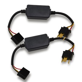 2 Pcs LED Headlight Canbus Error Free Anti Flickering Resistor Decoder, LED Decoder, H4/HB2/9003 Headlight Bulb Decoder Resistor for LED Headlight Warning Canceller Capacitors Resistor