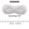 Roller Blind Chain, 10 Metres White Pearl Chain Replacement Part,