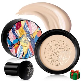 Air Cushion CC Creams2024 nuevo Air Cushion CC CreamCC Cream Cojn Aire con Base de Maquillaje en Forma de Cabeza Hongo Larga Duracin Impecable Crema  