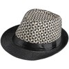 Chrome Crane CB361 Medium Folding Hat, Straw Hat, Basket Checker,