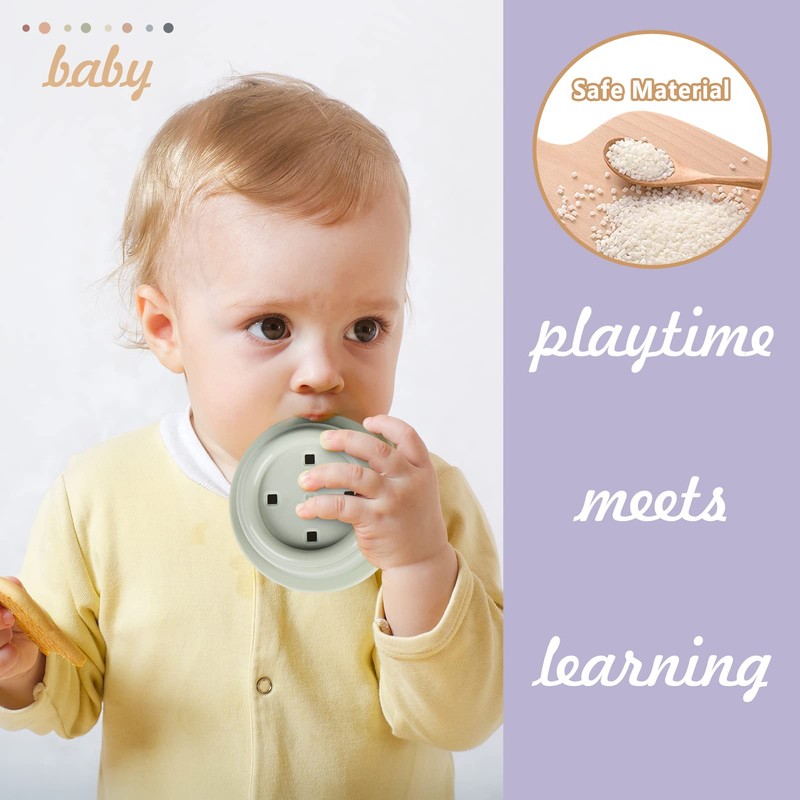 Stacking Cups Baby Toy 6-12 Months, Toddler Nesting Playset for