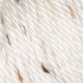 Caron Simply Soft Tweeds Yarn, 5 oz, Gauge 4 Medium, Off White
