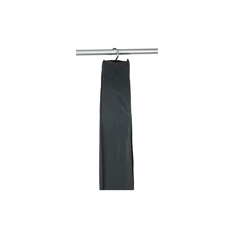 Wenko Deep Black 43821010100 Wardrobe, Plastic - Peva, 75 x