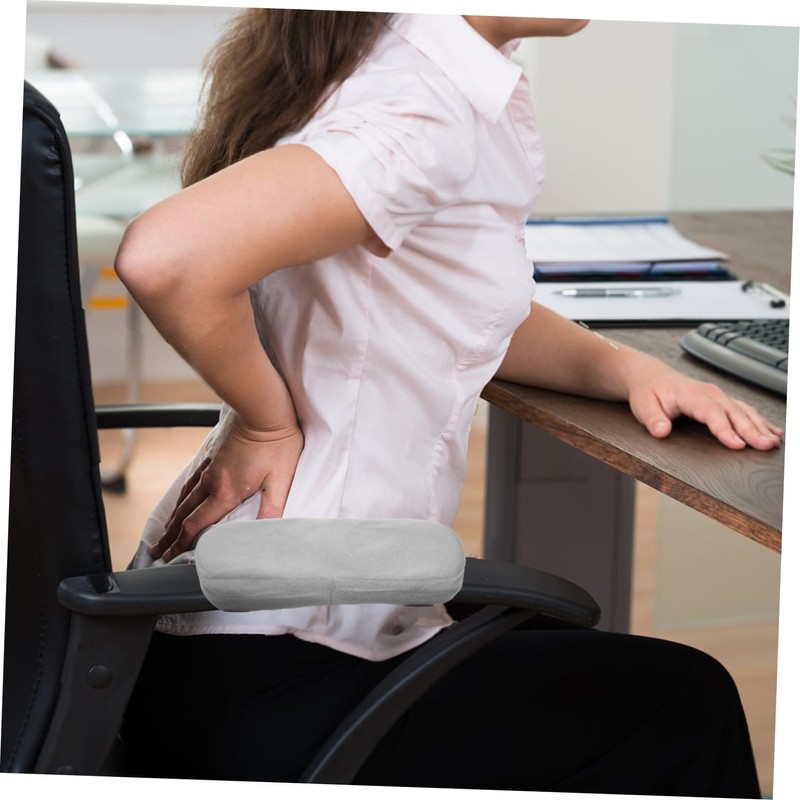 Beavorty 2Pcs Wheelchair Armrest Cushions Comfortable Replacement Pads for Wheelchair