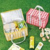 DIELOVEHUA Picnic Bag, Thermal Bag, Cooler Bag with Zip, Reusable,