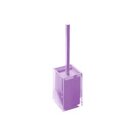 Gedy by Nameeks Rainbow Toilet Brush Holders Lilac RA33 Contemporary Resin Italian Bathroom Accessories Set