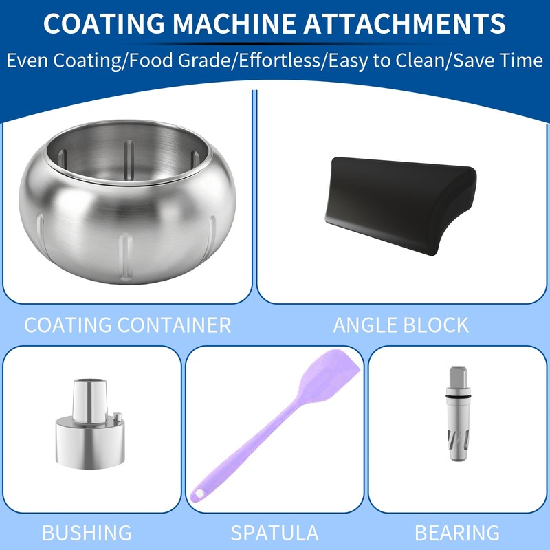 Chocolate Candy Coating Attachment for Kitchenaid, Compatible with KitchenAid 4.5QT/5QT
