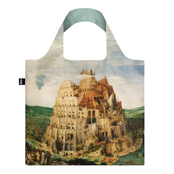 Low-key LOQI Bag Pieter Bruegel PB.TB/PIETER BRUEGEL THE ELDER Tower of Babel, 1563 Size: Approx. Width 19.7 x Height 16.5 inches (42 cm) (Top of Handle: 27.2 inches (69 cm) Included Pouch: 4.5 x 4.3