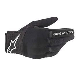 Alpinestars Motorcycle Gloves Black/White (Size: L) Copper Gloves (356 8420)