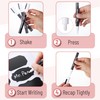 Mr. Pen- Chalkboard Labels, 100pc, Assorted Shapes, 1 White Chalk