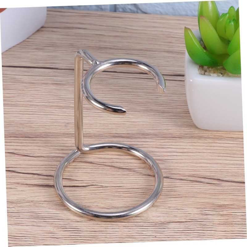 Baluue Men Stainless Steel Shaving Brush Stand Drip Holder for