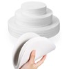 Meyeyaia 120pcs Thick Felt Plate Dividers,3 Sizes Round China Dish