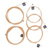 5 String Bass Strings Replacement Professional Metal Wooden Bass Guitar