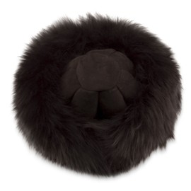 Nordvek Sheepskin Hat Women - Russian Style Cossack - One Size # 501-100 - Black