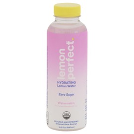 LEMON PERFECT Organic Watermelon Lemon Water, 15.2 FZ