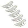 50pcs Hair Extension Clips Set Stainless Steel DIY 8 Teeth
