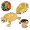 Turtle Trinket Box Turtle Band Jewelry Trinket Box with Painted
