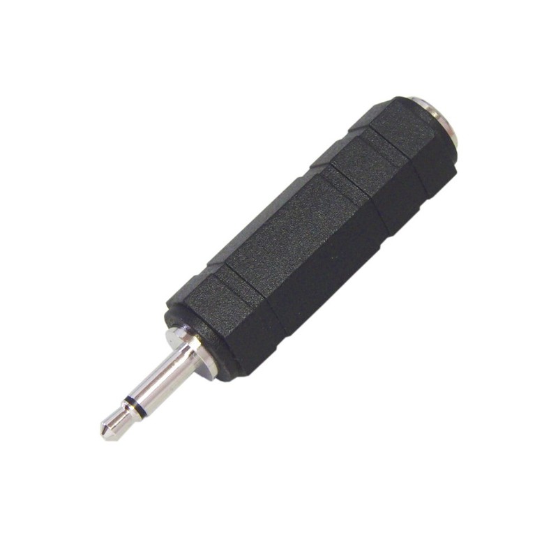 6.3mm Mono Standard Plug (Female) to 3.5mm Mono Mini Plug
