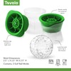 Tovolo Golf Ball Shaped Ice Molds, Assorted Set of 2