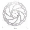 GBHU Frenos De Disco Mecánicos Para Bicicleta Freno Sistema 160mm