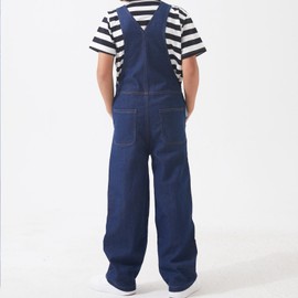 GRANDWISH Peto vaquero con tirantes ajustables para niño, talla 7, color océano oscuro