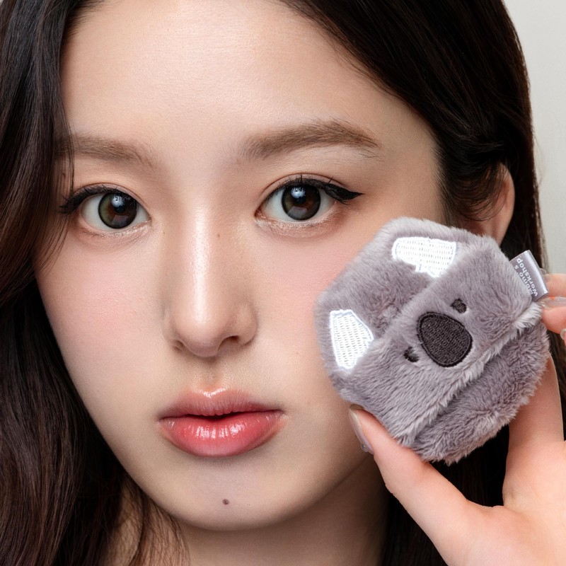 Momo's Workshop Cute Makeup Puff Set, Makeup Sponge + Powder