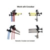 TENBEST Photography Backdrop Roller Support System, 2 Rollers, Wall/Celing/Light Stand