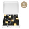 Elephantile 5 Sheets Black & Gold Tiles Metal Mosaic Wall