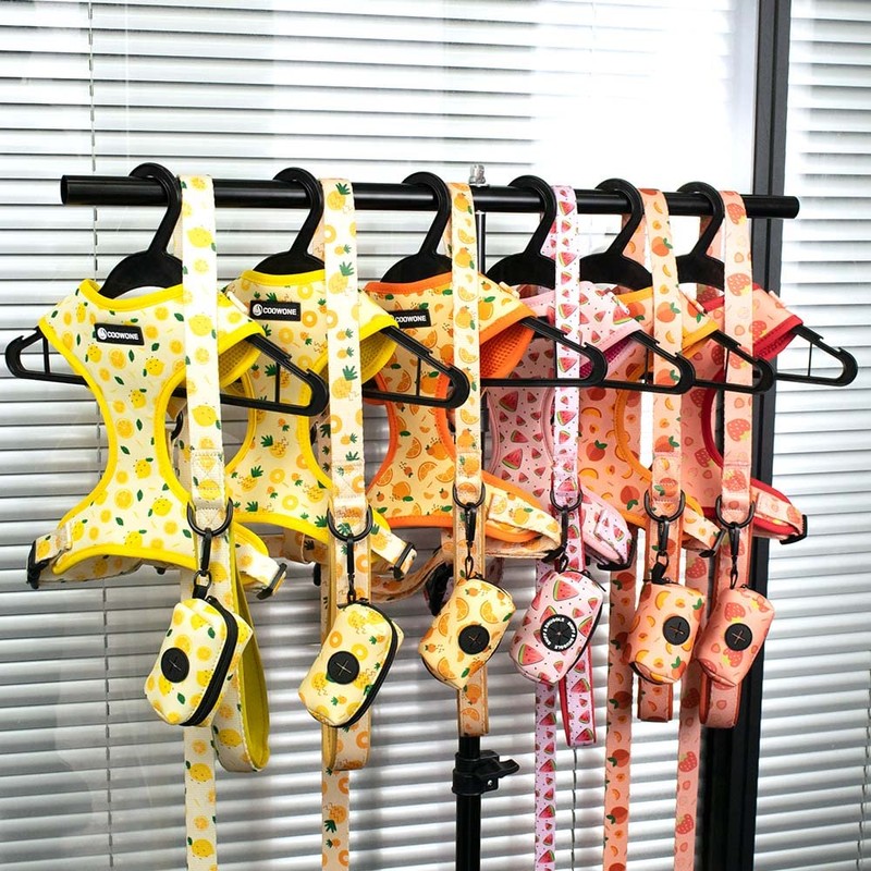 Dog Harness and Leash Set, Adjustable Dog Harness, Dog Leash,