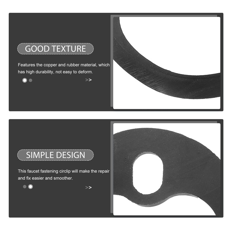DOITOOL Faucet Fixing Bracket 1 Set Faucet Mounting Nut and