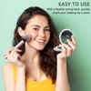 Nipichsha Compact Mirror, Pocket Travel Makeup Mirror, 2-Sided 2X/1X Magnification