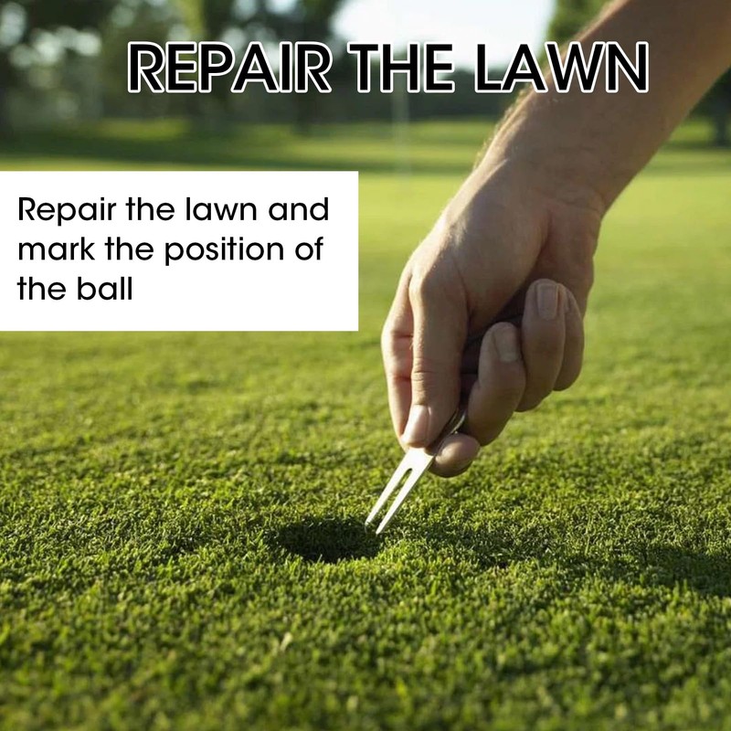 witeup Divot Repair Tool,Removable Marker Course Divot Tool,Metal Golf Divot