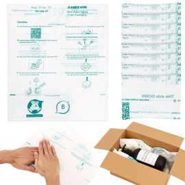 WOWOSS WOWOSS 8 Pack 16"x14" Expanding Packing Foam, Expanding Foam for PC/Electronic Components/Equipment/Fragile Items, Rapid Expansion, Stable & Secure, Easy to Use - Essential for Moving