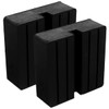SUPVOX 2pcs High-Class Rubber Jack Stand Pad Jack Block for