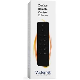 Vesternet Z-Wave 12 Button Smart Remote Control | Trigger Up To 36 Scenes In Your Smart Home Hub | Compatible with Home Assistant, SmartThings & Hubitat