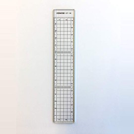 Concise HST-150 115205 Straight Square Cutting Scale 5.9 inches (15 cm)