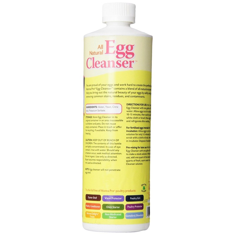 Manna Pro All Natural Egg Cleanser 16 fl. oz. (3