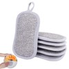 6 PCS Reusable Washing Up Sponge, Bathroom Cleaning Sponge, Eco-Friendly