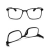 EyeAllfun 3-Pack Reading Glasses 2.5 for women men with black