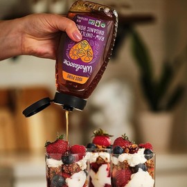 Wholesome Sweeteners 24-Ounce Organic Raw Unfiltered Honey Bottle, 100% Pure, Fair Trade Certified, Non GMO Project Verified, & Gluten Free, 1 Pack
