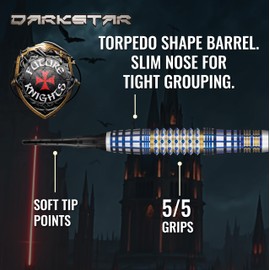 Shot! Future Knights Darkstar 90% Soft Darts