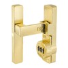 INIRET Gold 90 Degree Barn Door Lock,Mechanical Password Lock,Flip Latch