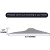 ToLanbbt 12Ft/3.7M Universal Garage Door Rubber Threshold Strip with 300ml
