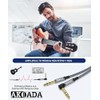 Akoada - Cable de instrumento TRS de 1/4 de pulgada
