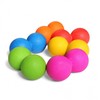 Foot and Neck Foam Roller, Acupressure Ball, Massage Ball, Peanut DD-10675 Purple 3ea