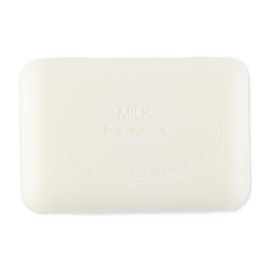 Pre de Provence Artisanal Soap Bar, Enriched with Organic Shea Butter, Natural French Skincare, Quad Milled for Rich Smooth Lather, 8.8 Ounce, Milk